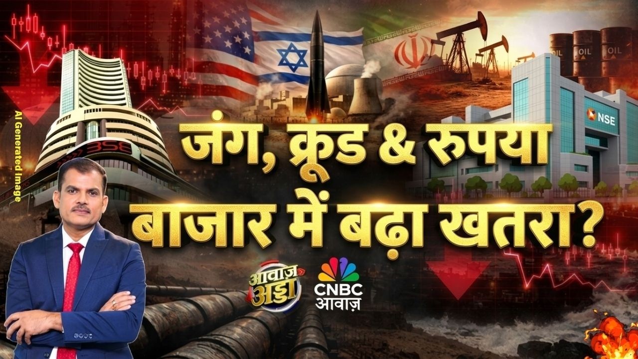 Awaaz Adda | जंग, क्रूड & रुपया, बाजार में बढ़ा खतरा? | US–Iran War | Trump | Israel | Lakshman Roy