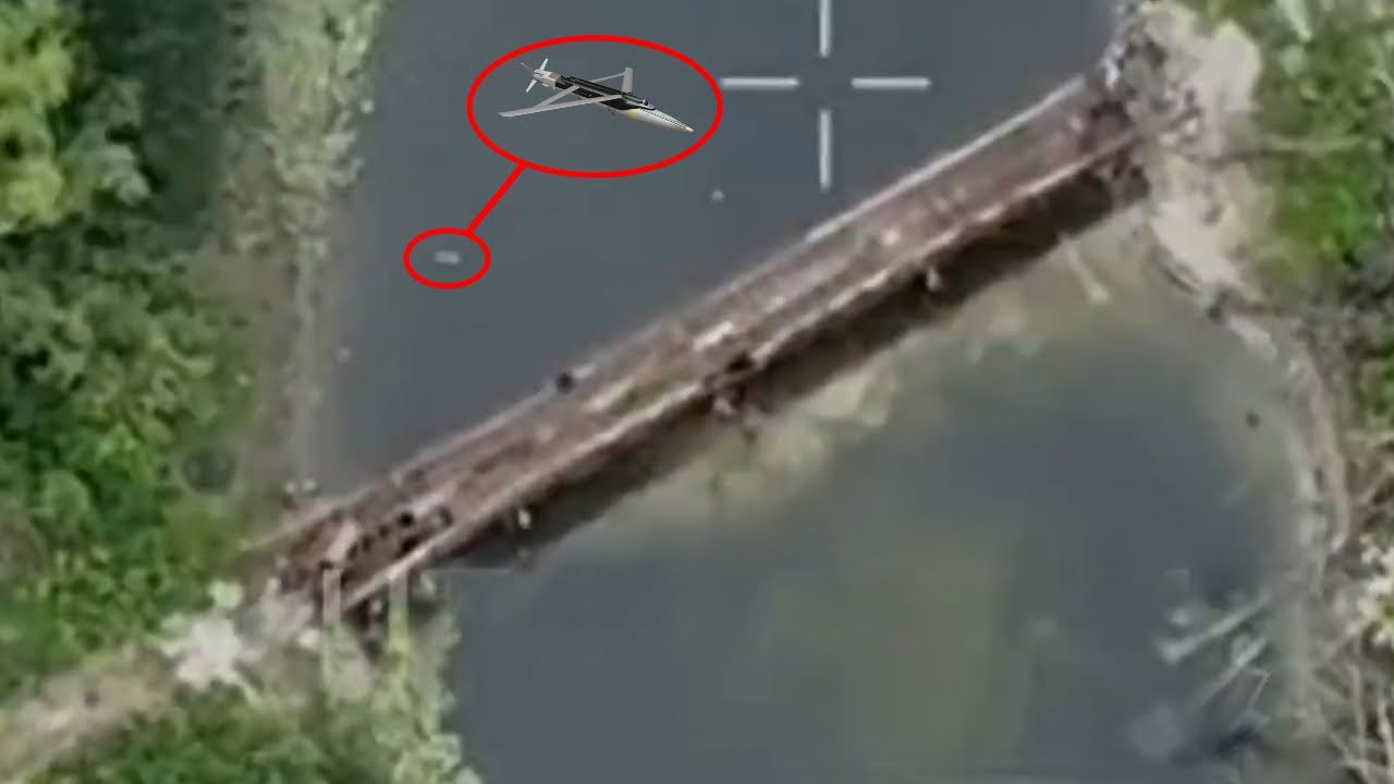 Tripple Strike With Small Diameter Bombs Hit Bridge!