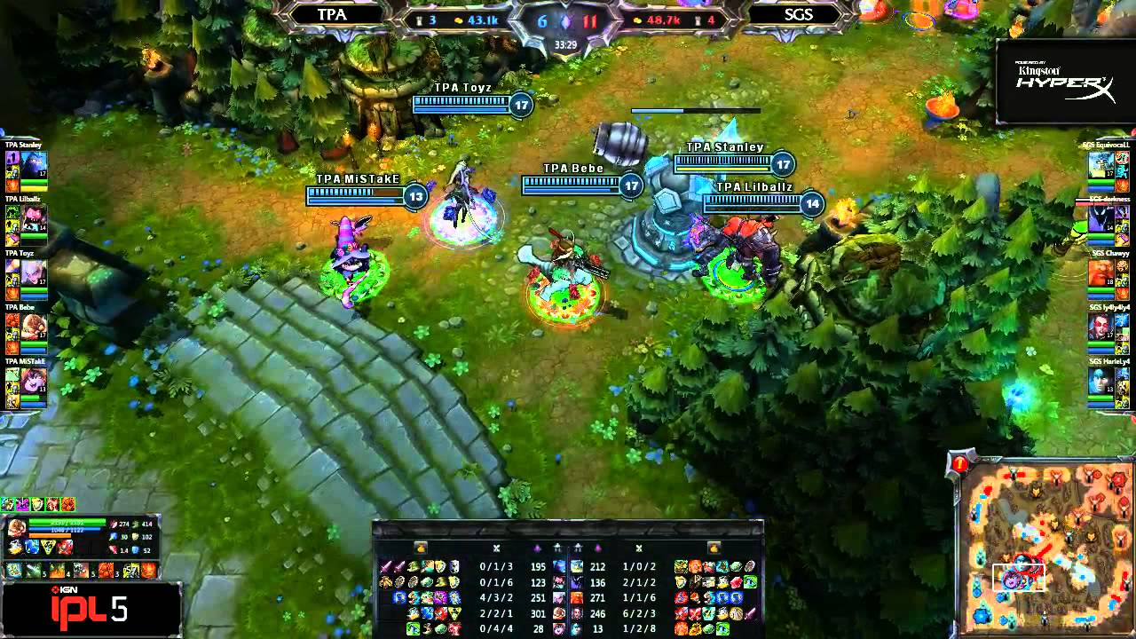 TPA v SGS - Game 1 - IPL 5