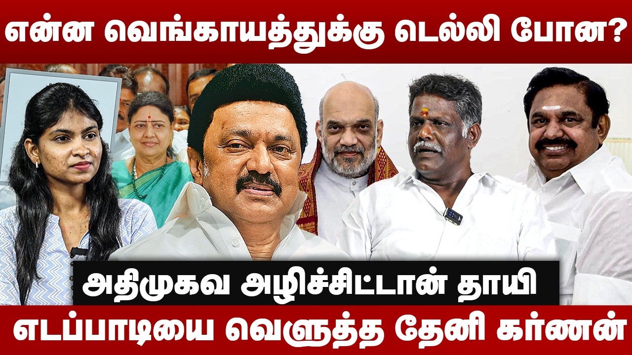 என்ன வெங்காயத்துக்கு டெல்லி போன? | எடப்பாடியை வெளுத்த தேனி கர்ணன் |   Theni Karnan Interview | EPS