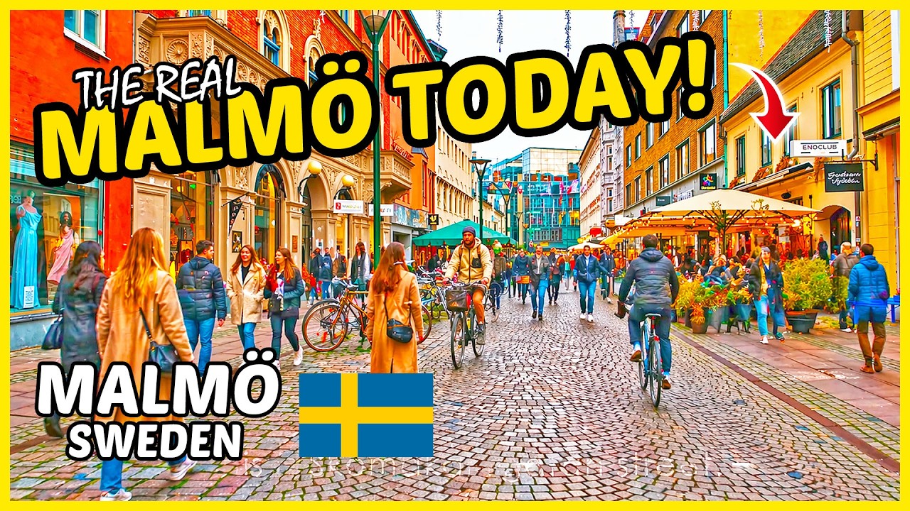 ✨🧡 Exploring Malmö in Autumn 🍂 | Relaxing Late October Walking Tour