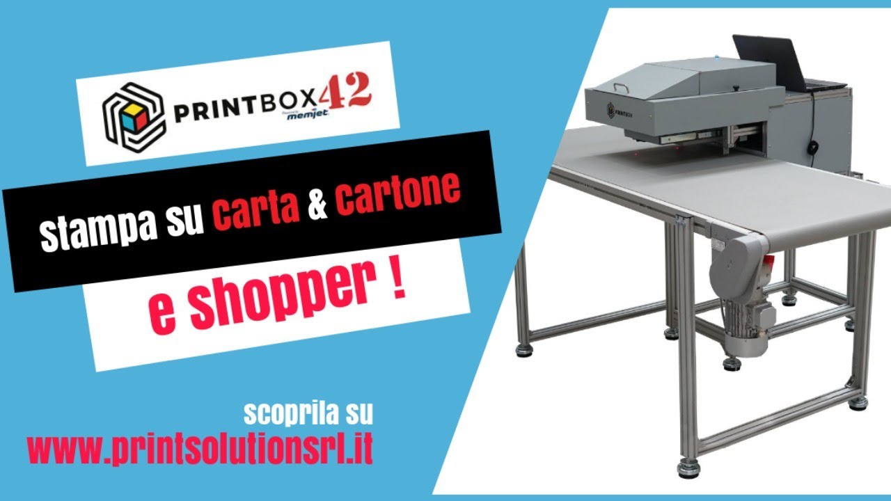 PrintBox42 stampa su Cartoni, Buste Spedizione e Shopper in carta