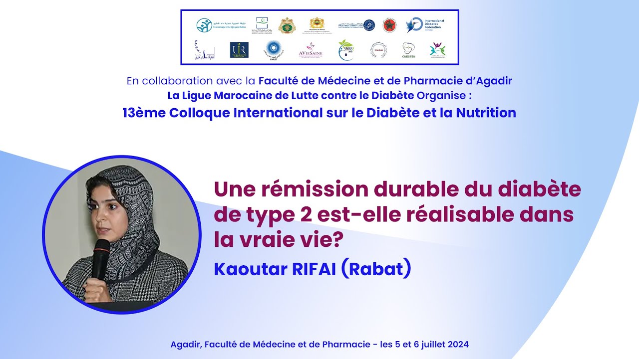 Ligue Marocaine de Lutte contre le Diabète. Pr Kaoutar RIFAI