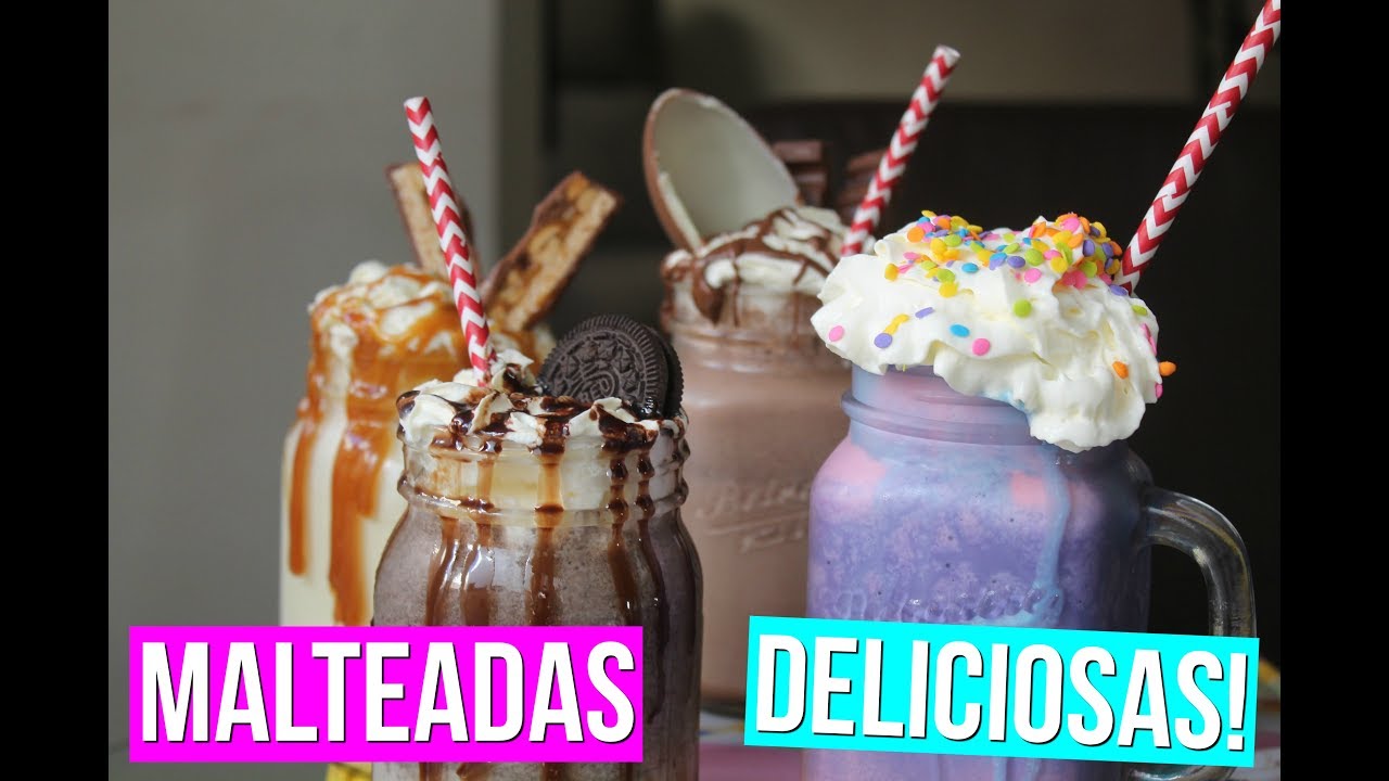 Malteadas Super Fáciles y Rápidas | RebeO