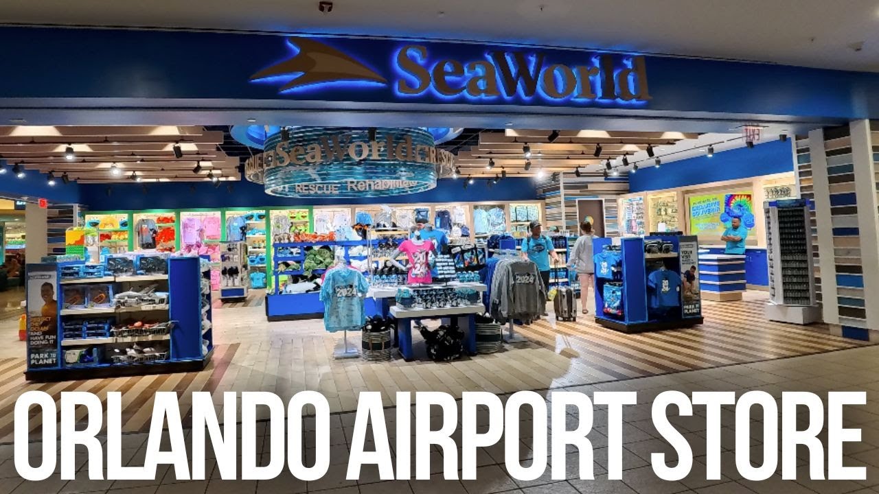 Explore SeaWorld's Orlando Airport Store: Your Gateway to Ocean-Themed Souvenirs!