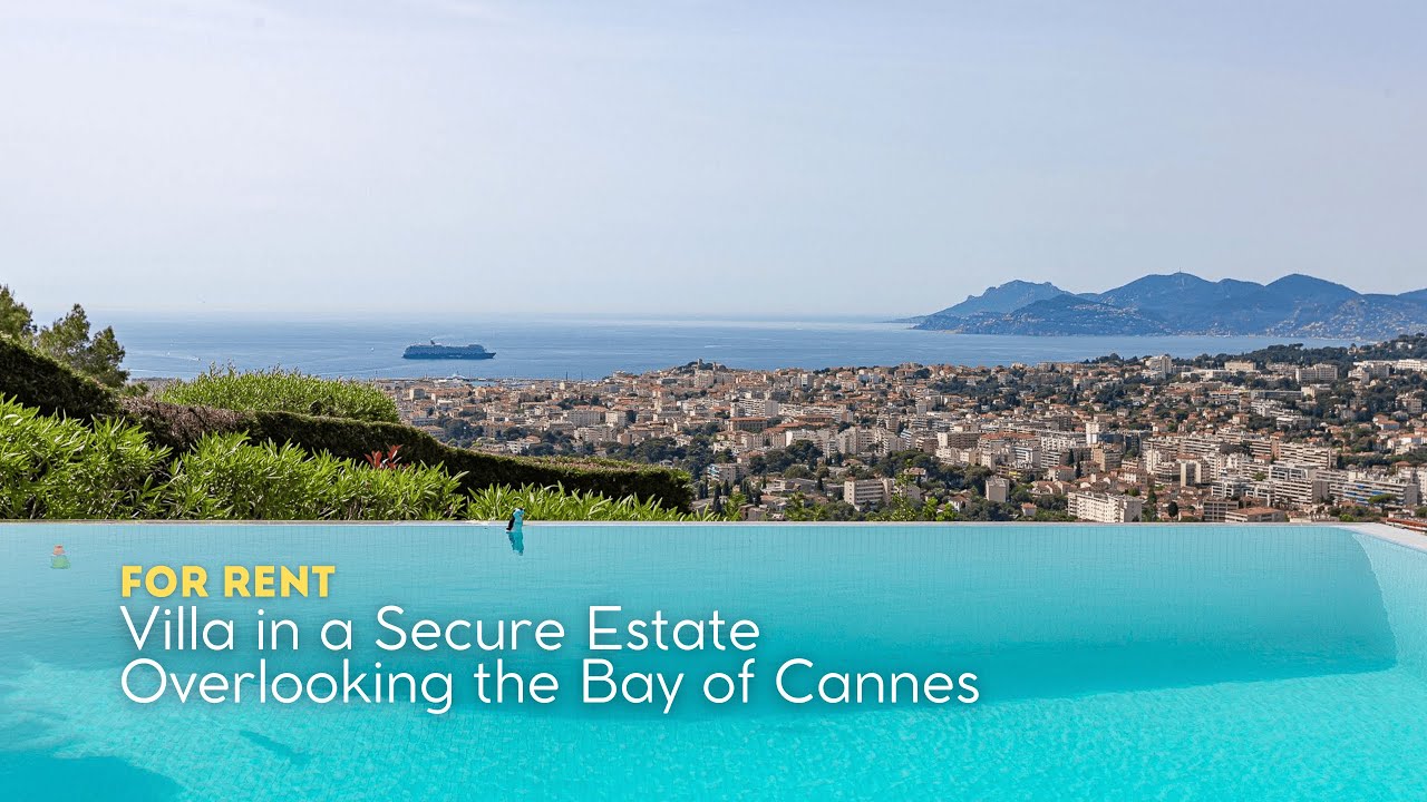 Bay of Cannes - Modern Villa in a Secure Estate | For sale | 