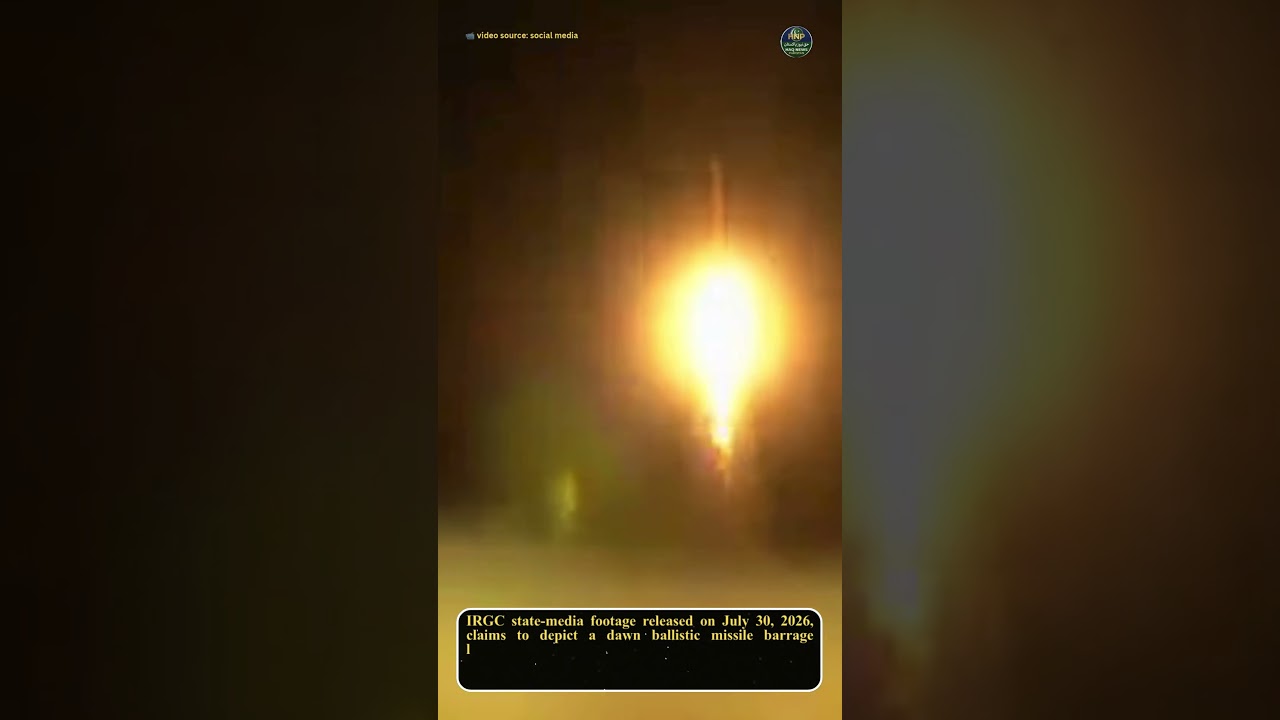 OPERATION NASR 2! 🚨 IRGC Release Footage Of Dawn Ballistic Missile! #news