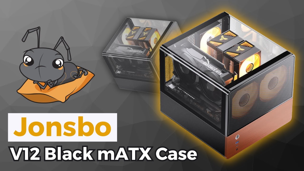 Jonsbo V12 mATX Case and GALAX GeForce RTX™ 5060 Ti 1-Click OC 16GB