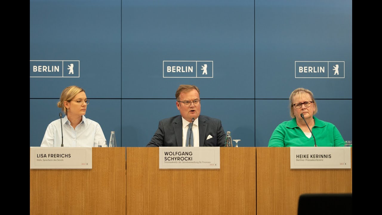 Senatspressekonferenz am 21.10.2025 mit Staatssekretär Wolfgang Schyrocki