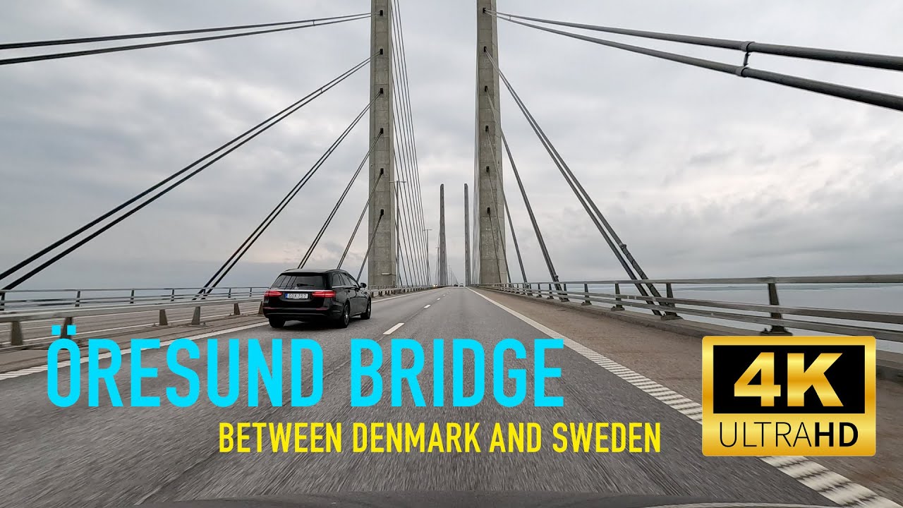 Öresund Bridge, between Denmark and Sweden #dashcam #bridge #sweden