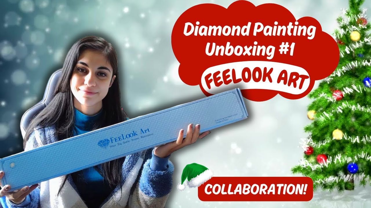 #101 DIAMOND PAINTING: Unboxing FEELOOK ART #1