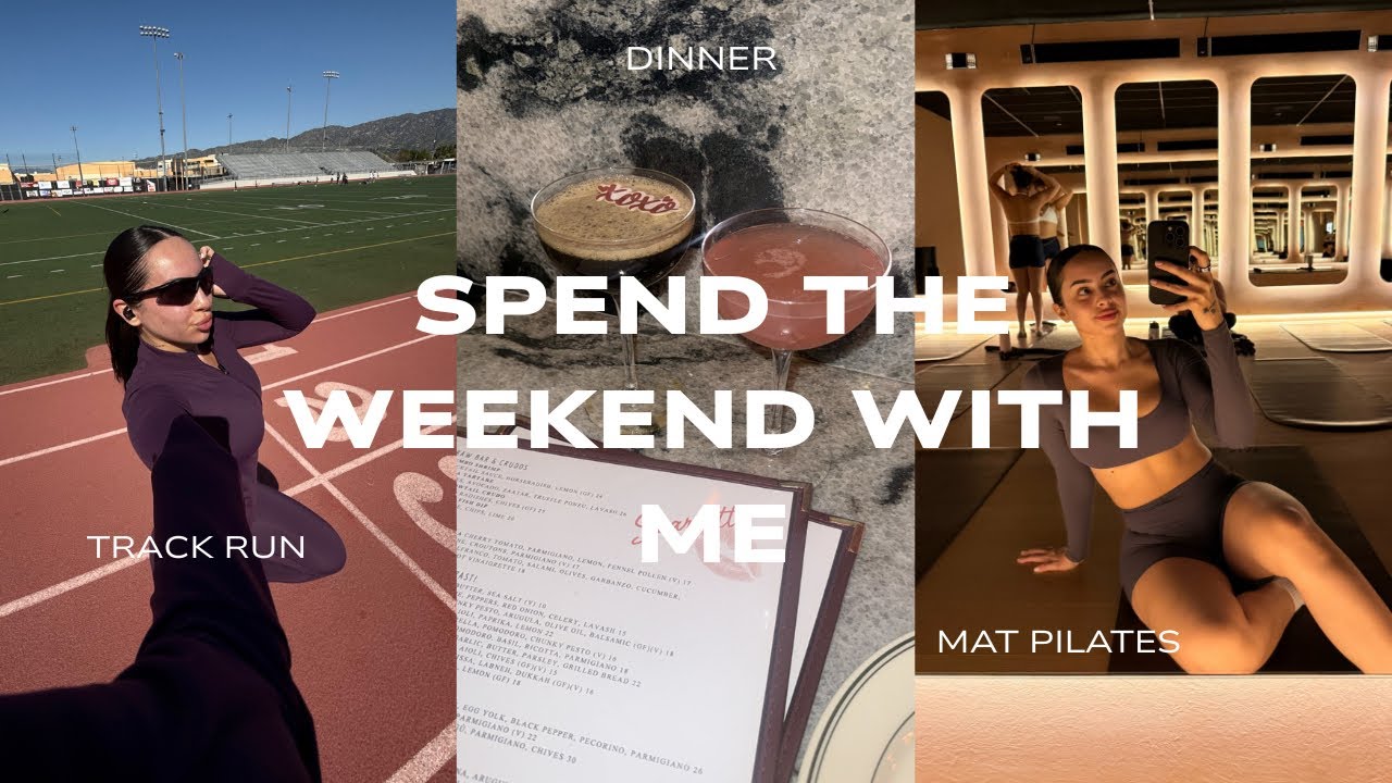 SPEND THE WEEKEND WITH ME - Chit Chat, Track Run, Dinner in West Hollywood 