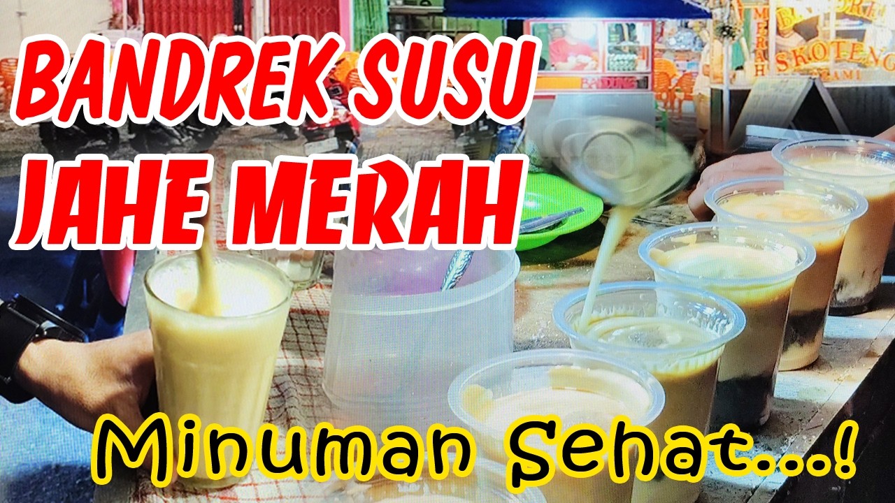 BANDREK SUSU JAHE MERAH, Minuman Sehat..............!
