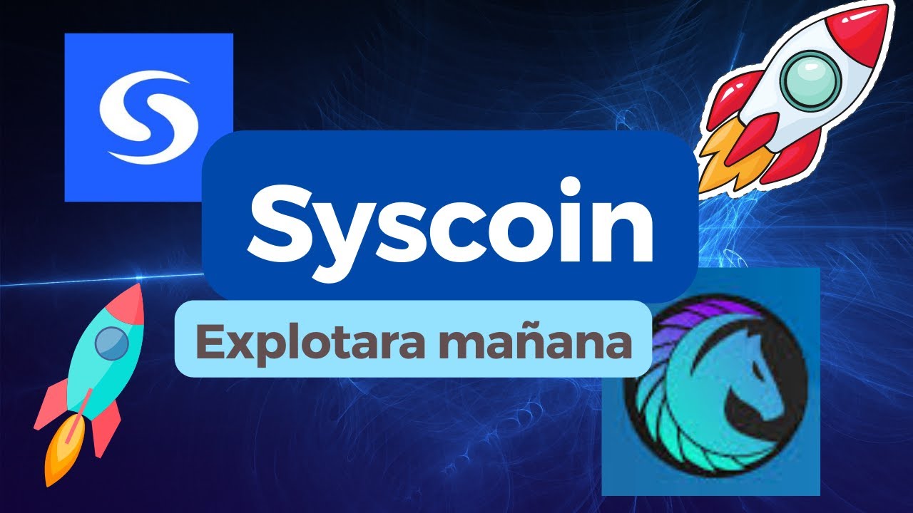 🚀 &iexcl;Syscoin explotara ma&ntilde;ana! 🚀 Pegasys DEX y 🚀 StakeCube ⚡ ZKrollups