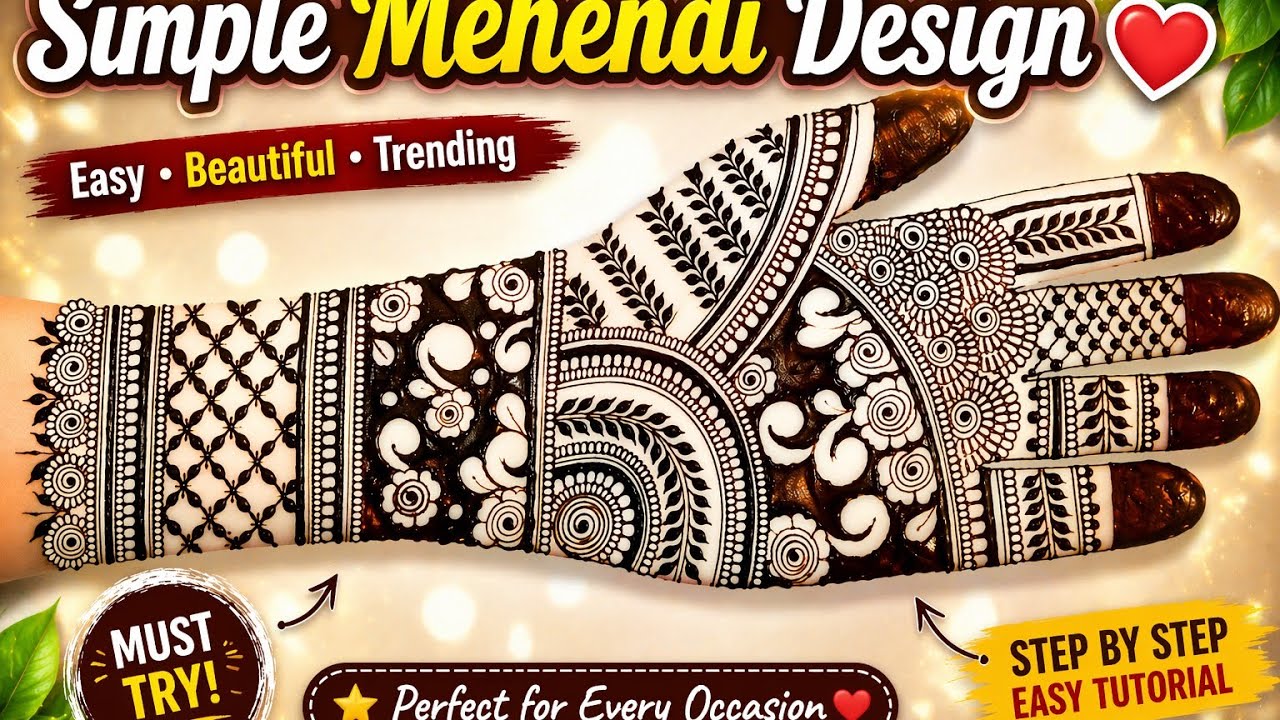 BRIDEL MEHENDI DESIGN ❤️ #youtube #video #mehndi