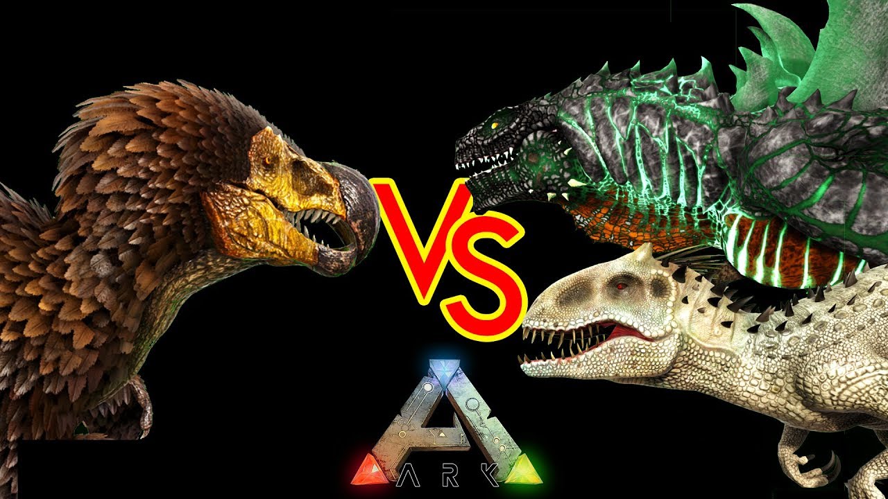 Dodorex VS Godzillark VS Indominus Rex | Ark: Survival Evolved