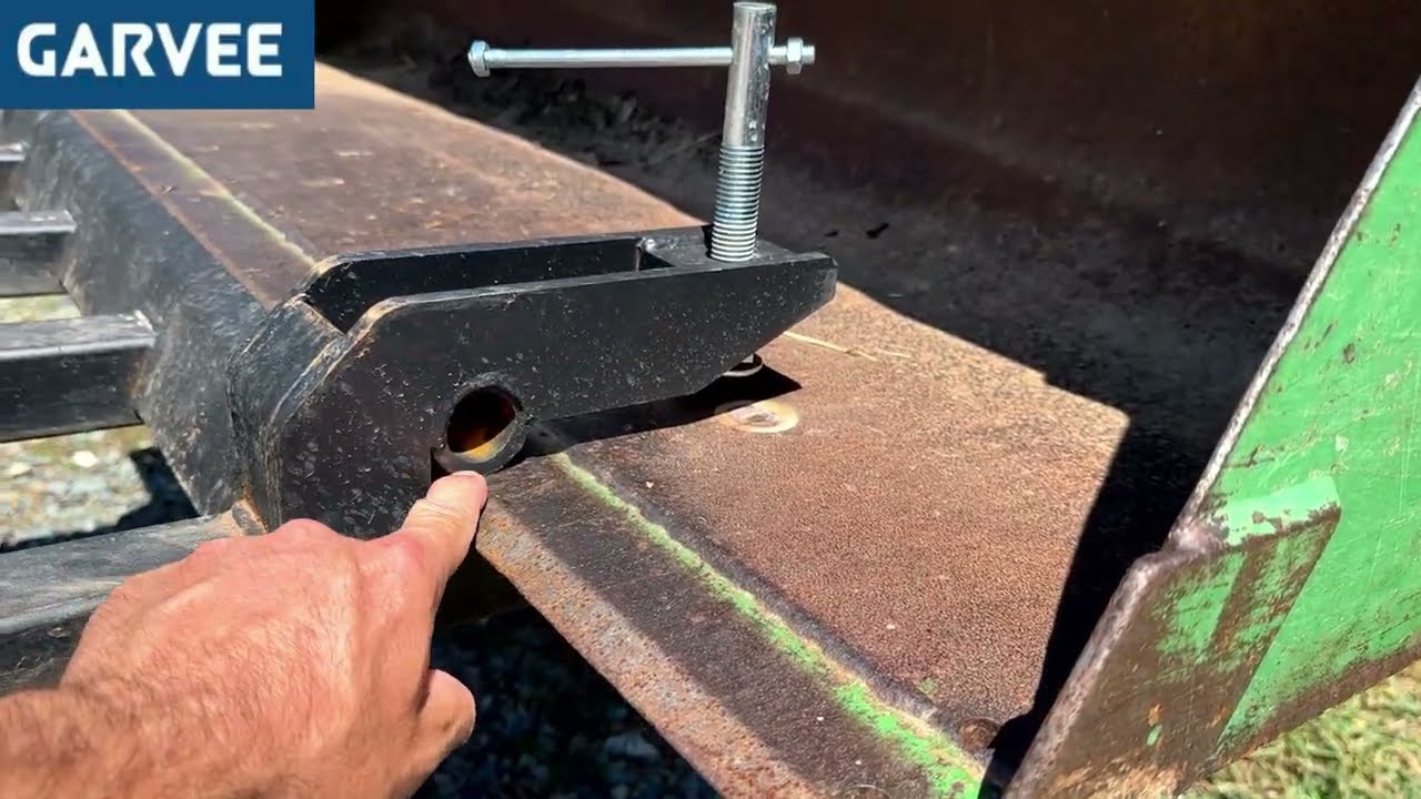 This Tractor Trick Makes Heavy Lifting EASY! Garvee Clamp on Debris Forks