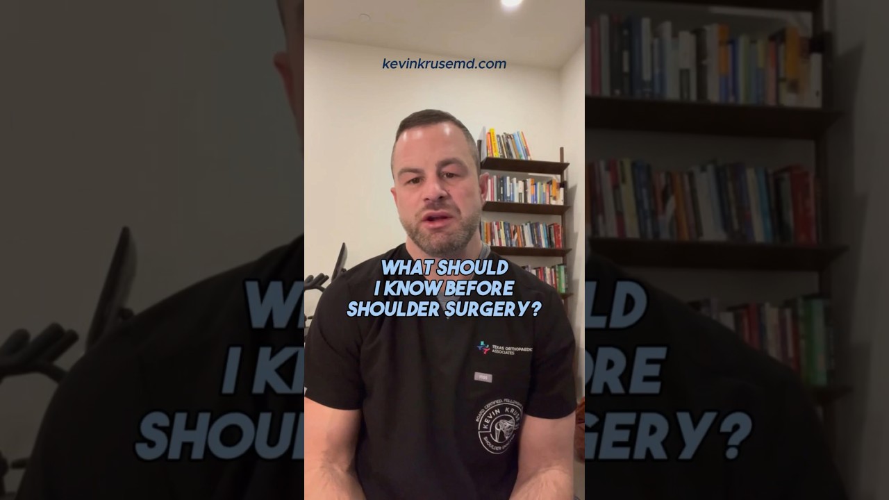 What Should I Know Before Shoulder Surgery #shouldersurgery #shouldersurgeon