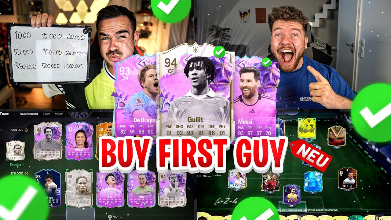 Dieses NEUE BUY FIRST GUY FORMAT RASIERT KOMPLETT !! 😱🔥