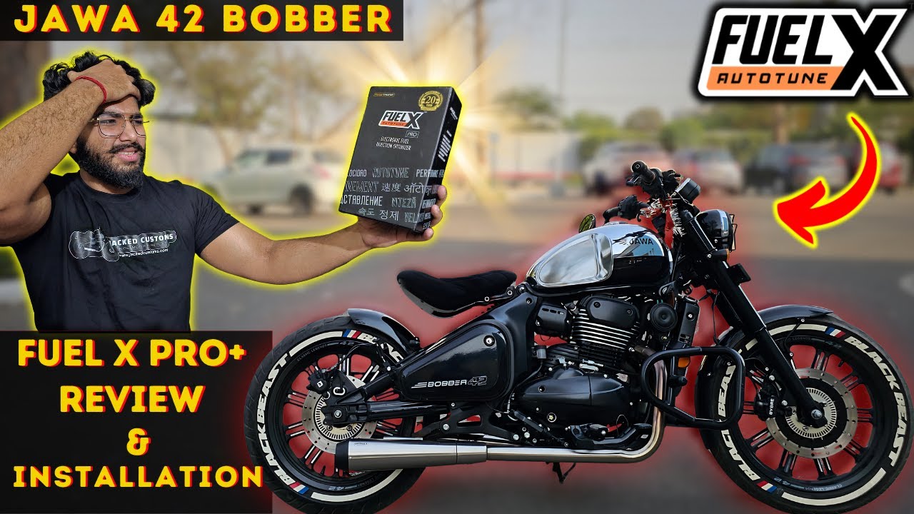 Jawa 42 Bobber Fuel X Pro+ Review & Installation – ₹10,000 Worth It? 🤔 || Modification Series Ep. 8