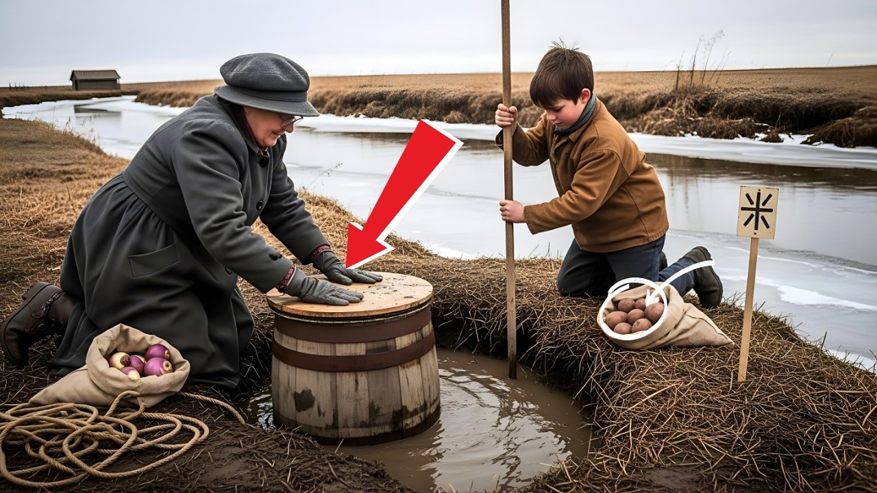 Grandma Buried Her Winter Food in a Creek Bed… Until the Ice Turned Solid