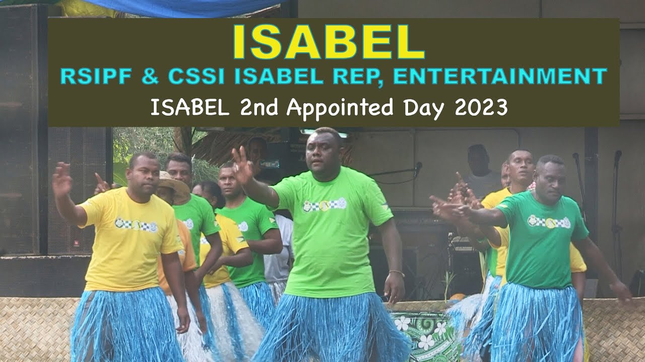 RSIPF and CSSI of Isabel Dance Performance on the Isabel 2nd Appointed Day, Honiara 2023.
