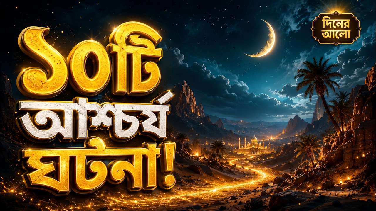 নবী (সাঃ) এর নিজের মুখে বলা ১০টি আশ্চর্য ঘটনা | ইসলামিক গল্প | Islamic Story Bangla