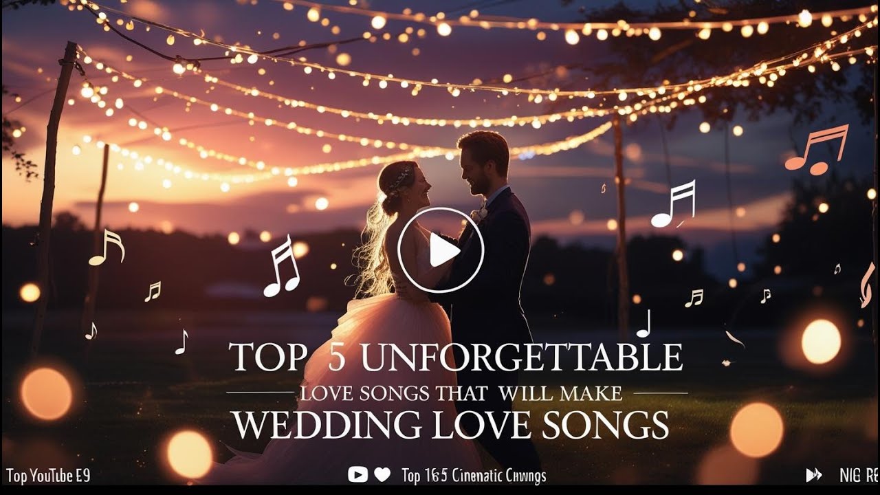 Top 5 CINEMATIC Love Songs That Will Make Your Wedding UNFORGETTABLE