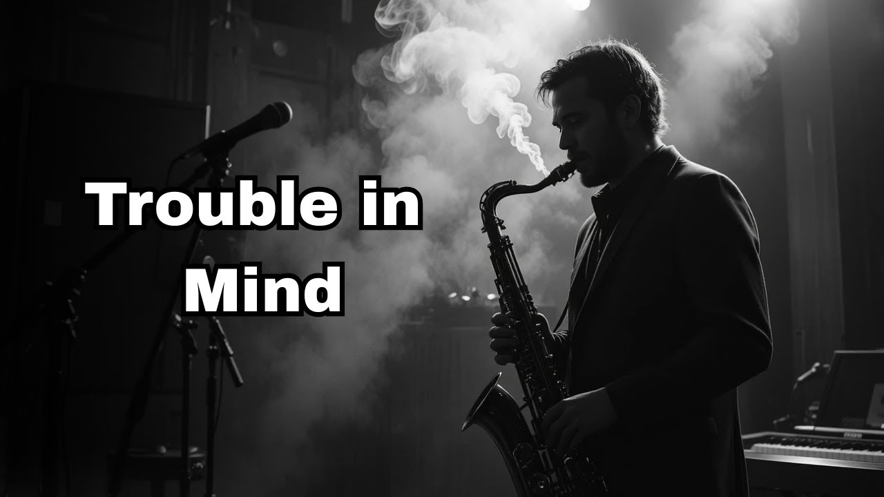 Trouble in Mind – Gritty Slow Blues with Saxophone | Soulful Male Blues Storytelling