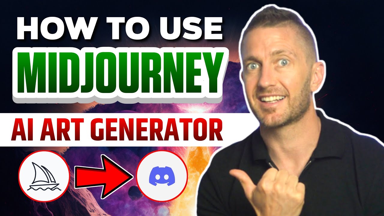 Как использовать Midjourney AI Art Generator БЕСПЛАТНО (доступ к обучающему руководству на сервер...