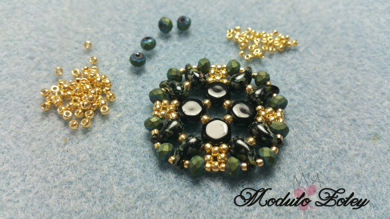 Tutorial modulo Zoley - Zoliduo, honeycomb, rocaille, cipollotti