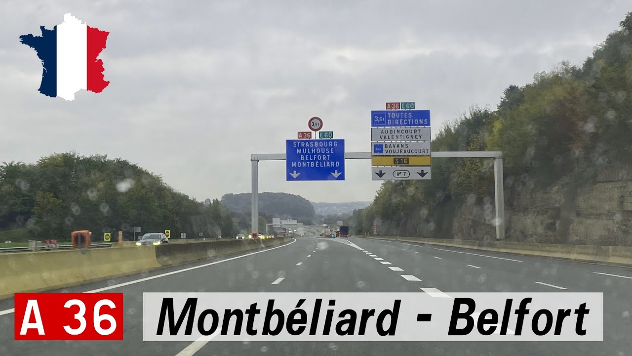 France (F): A36 Montbéliard - Belfort