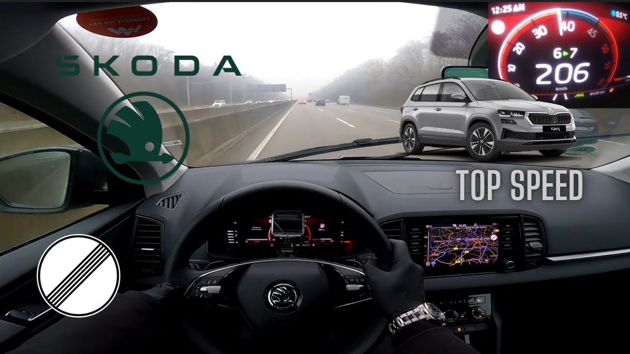 2024 Skoda Karoq | 2.0 TDI | AWD DSG | Facelift |150 HP | TOPSPEED GERMAN AUTOBAHN | #OpenAutobahn