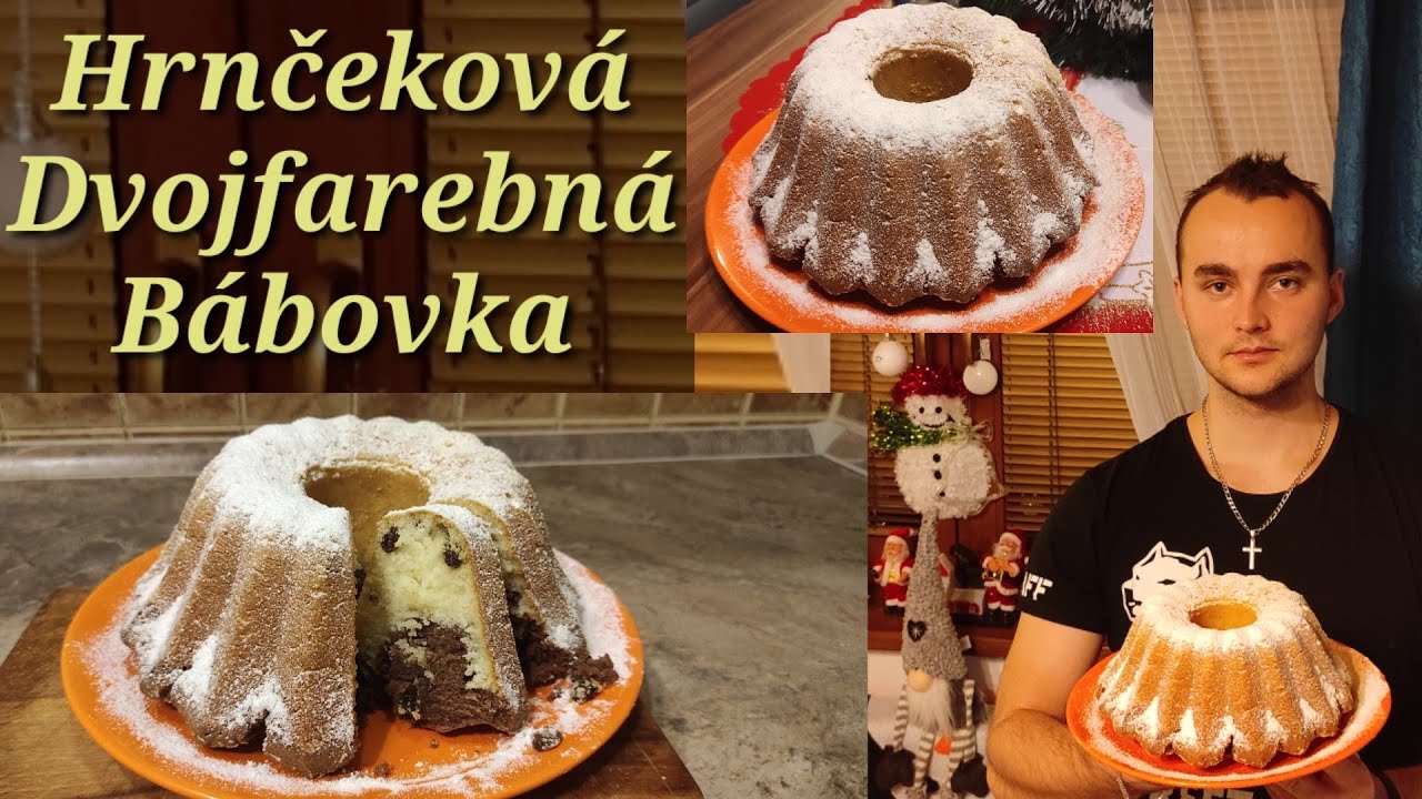 Domáca Hrnčeková Dvojfarebná Bábovka s hrozienkami / Moja prvá 🍮 / Celý Recept-Postup-Príprava