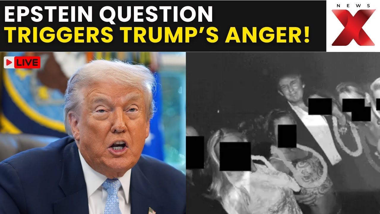 Trump on Epstein Files LIVE | Trump’s Brutal Response To Epstein Question Leaves Press Stunned
