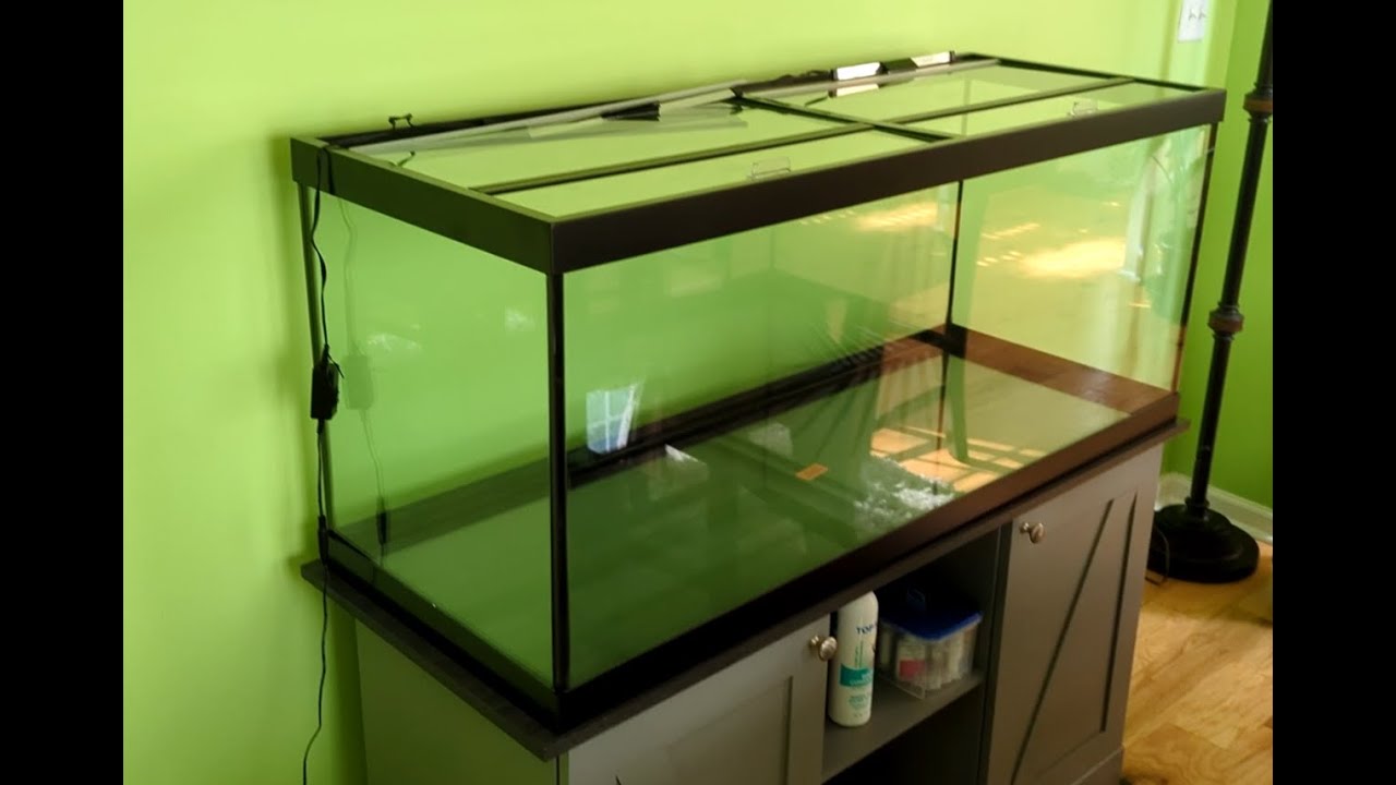 Marineland Farm House 75 Gallon LED Essemble with Fluval FX6 Canister Filter. I love tanks this big!