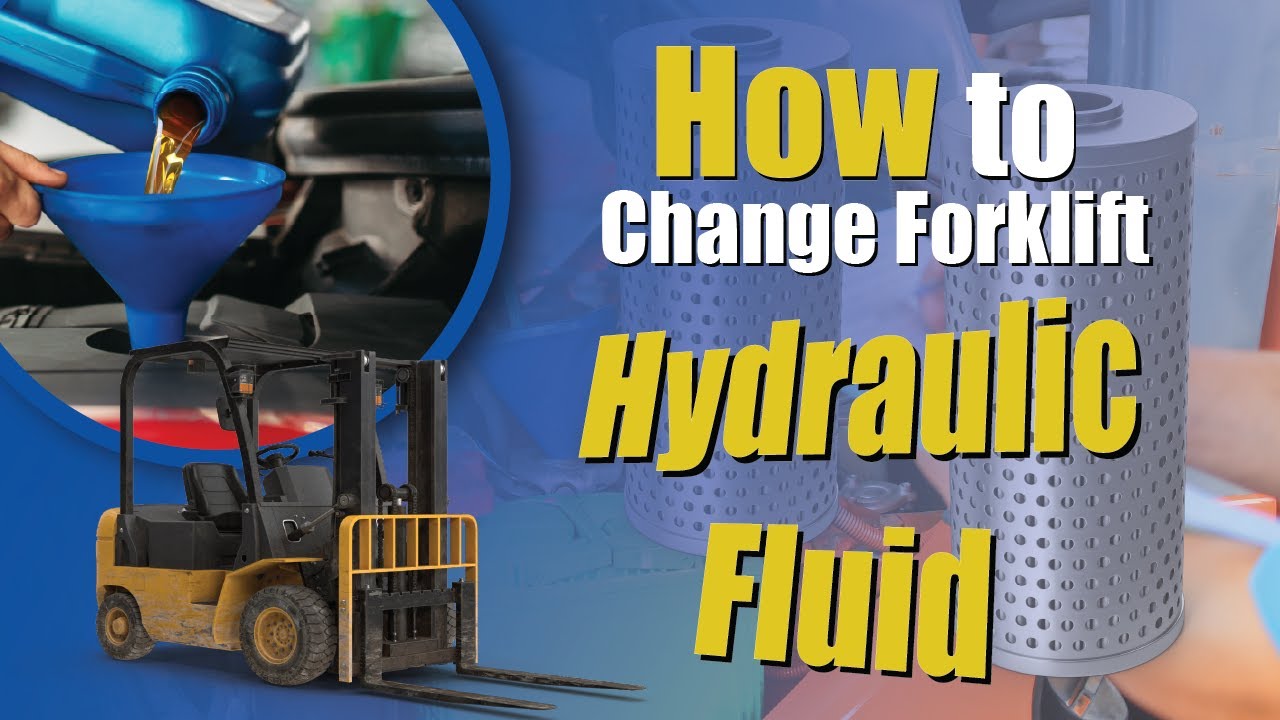 How to Change Forklift Hydraulic Fluid | Changing Forklift Hydraulic Filter | Hydraulic Maintenance