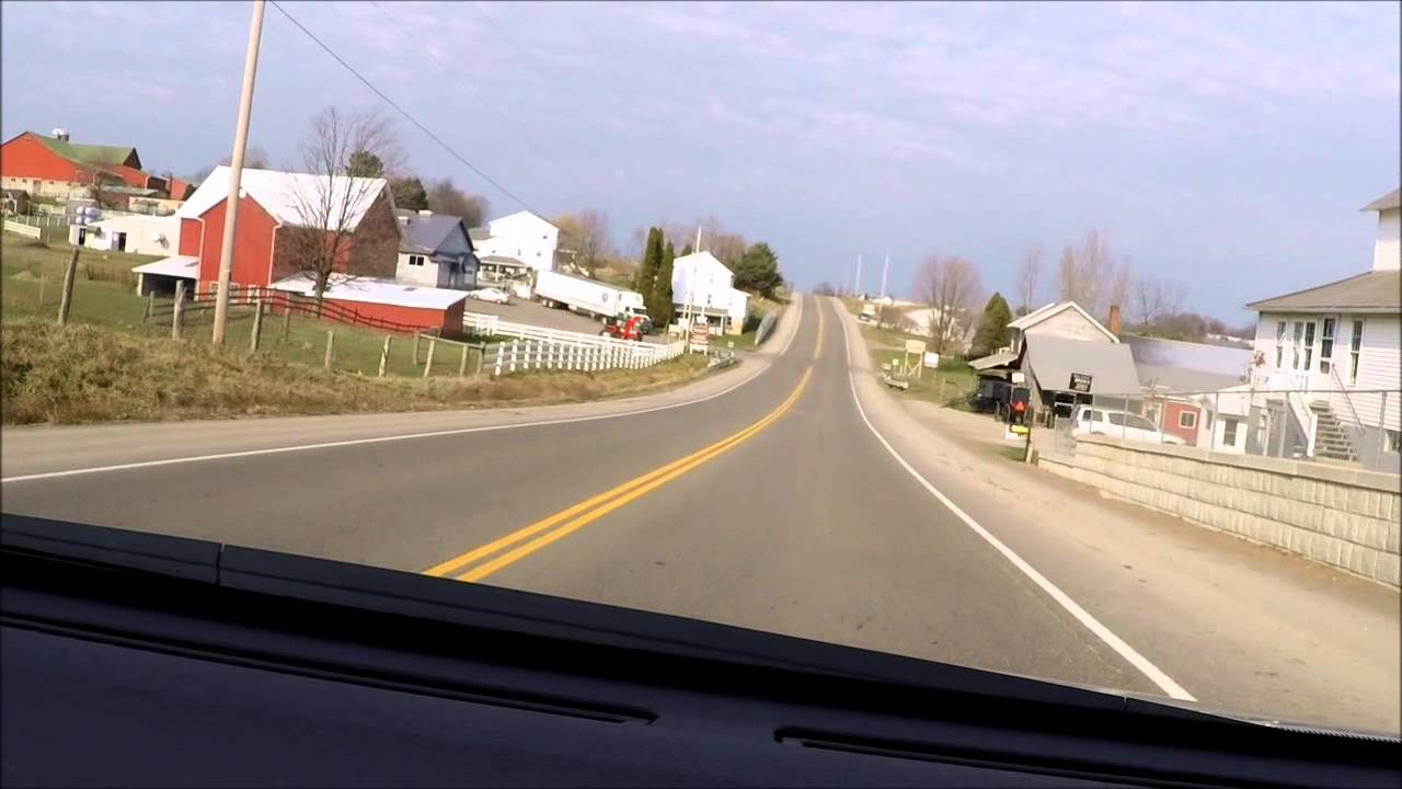 Riding thru Beautiful Holmes County, Ohio Amish Country backroads relaxing sleep music