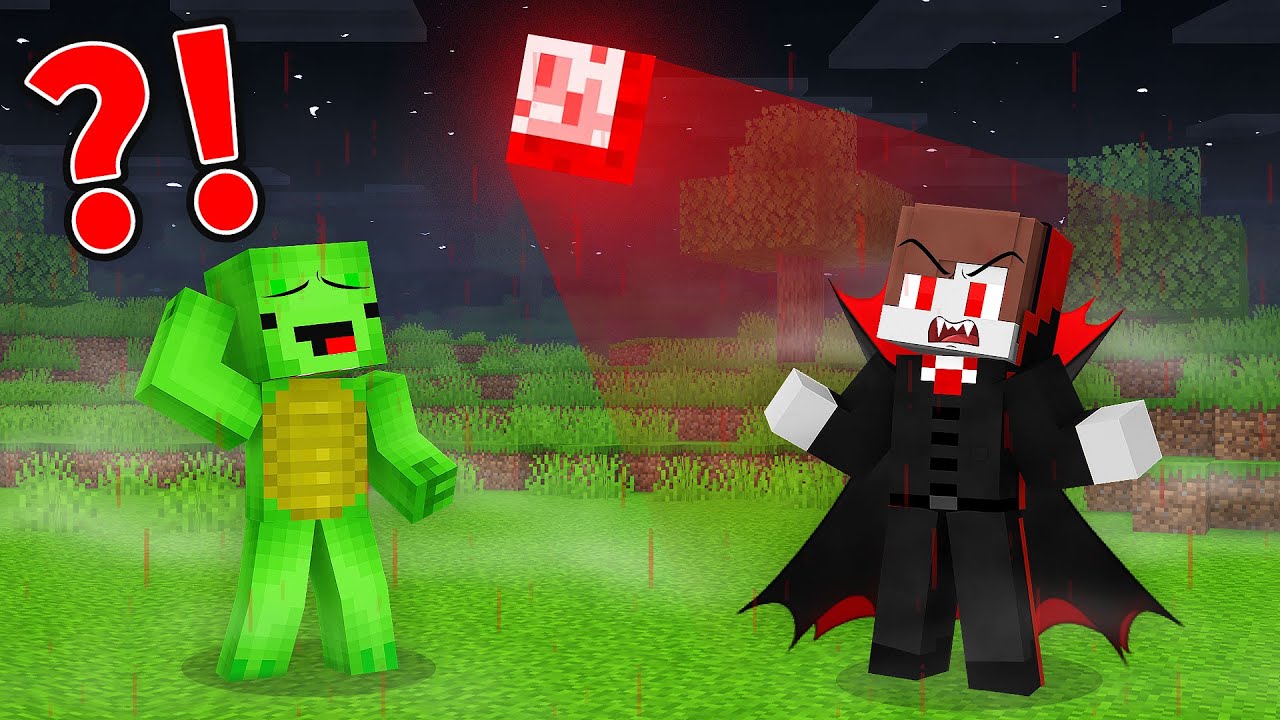 JJ and Mikey vs VAMPIRE CHALLENGE in Minecraft (Maizen)