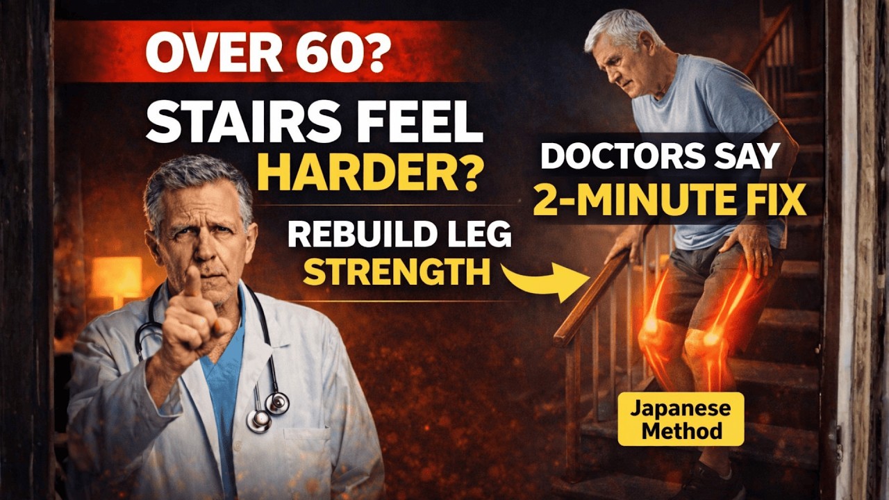 Japan's Oldest Doctor Do This 2 min Exercise & Climb Stairs  | exercise for seniors over 60