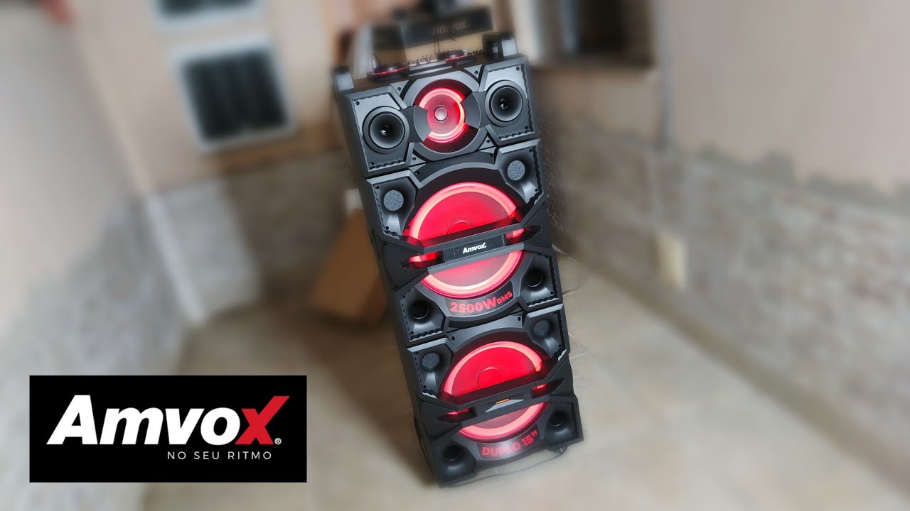 Unboxing (desembalando) Amvox ACA 2500 Terremoto