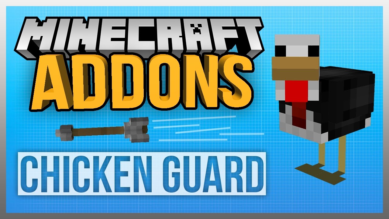 Minecraft: Addon Tutorial - Chicken Bodyguard! (Windows 10/PE)