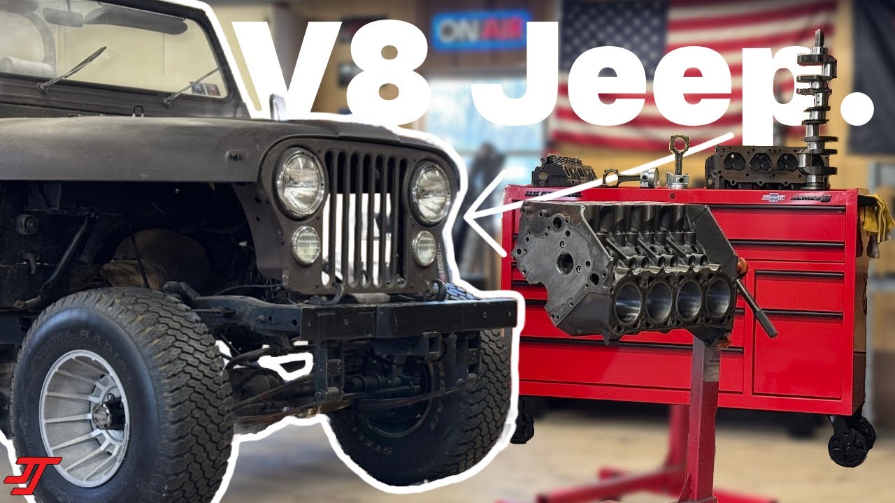 Rebuilding a V8 Engine for my 1977 Jeep CJ-7 | AMC 304 Build Plan