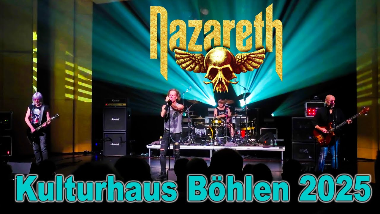 Nazareth live 2025 im Kulturhaus Böhlen – Rocklegenden hautnah erlebt
