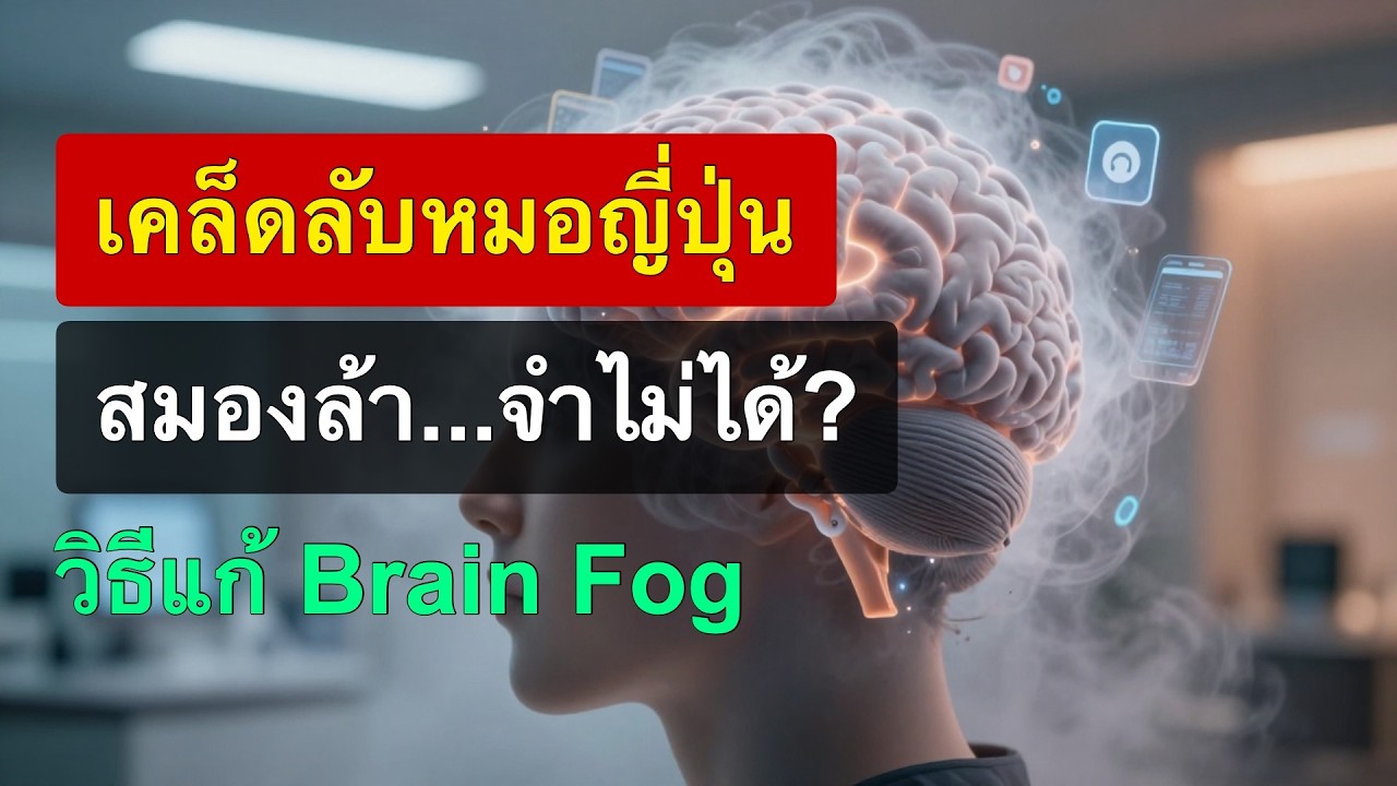 วิธีแก้ เมื่อสมองล้าจนจำอะไรไม่ได้ (Digital Brain Fog) เคล็ดลับหมอญี่ปุ่น