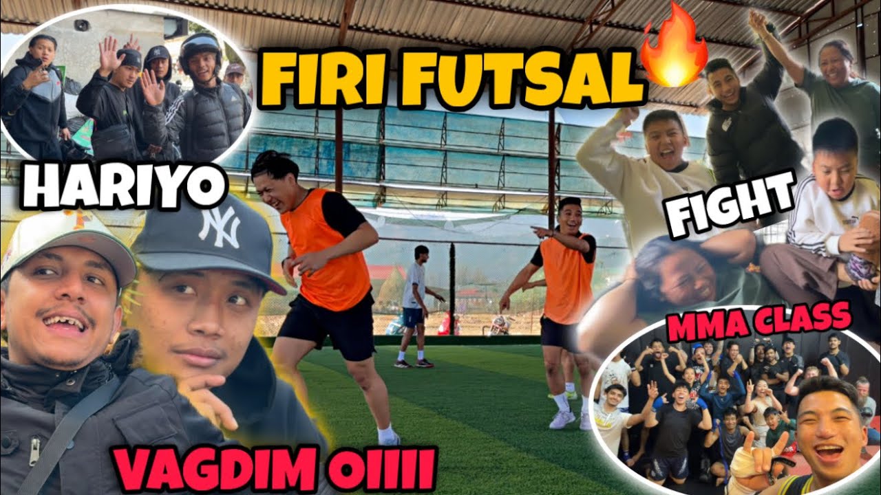 AJA CHAI JITNA PARCHA FUTSAL ⚽️ || MMA CLASS MA DANGER FIGHT PARYO!!!!