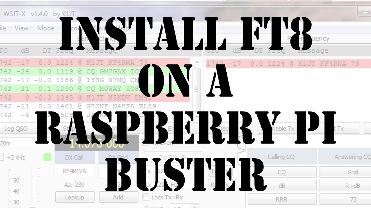 Install FT8 WSJTX Raspberry Pi Buster