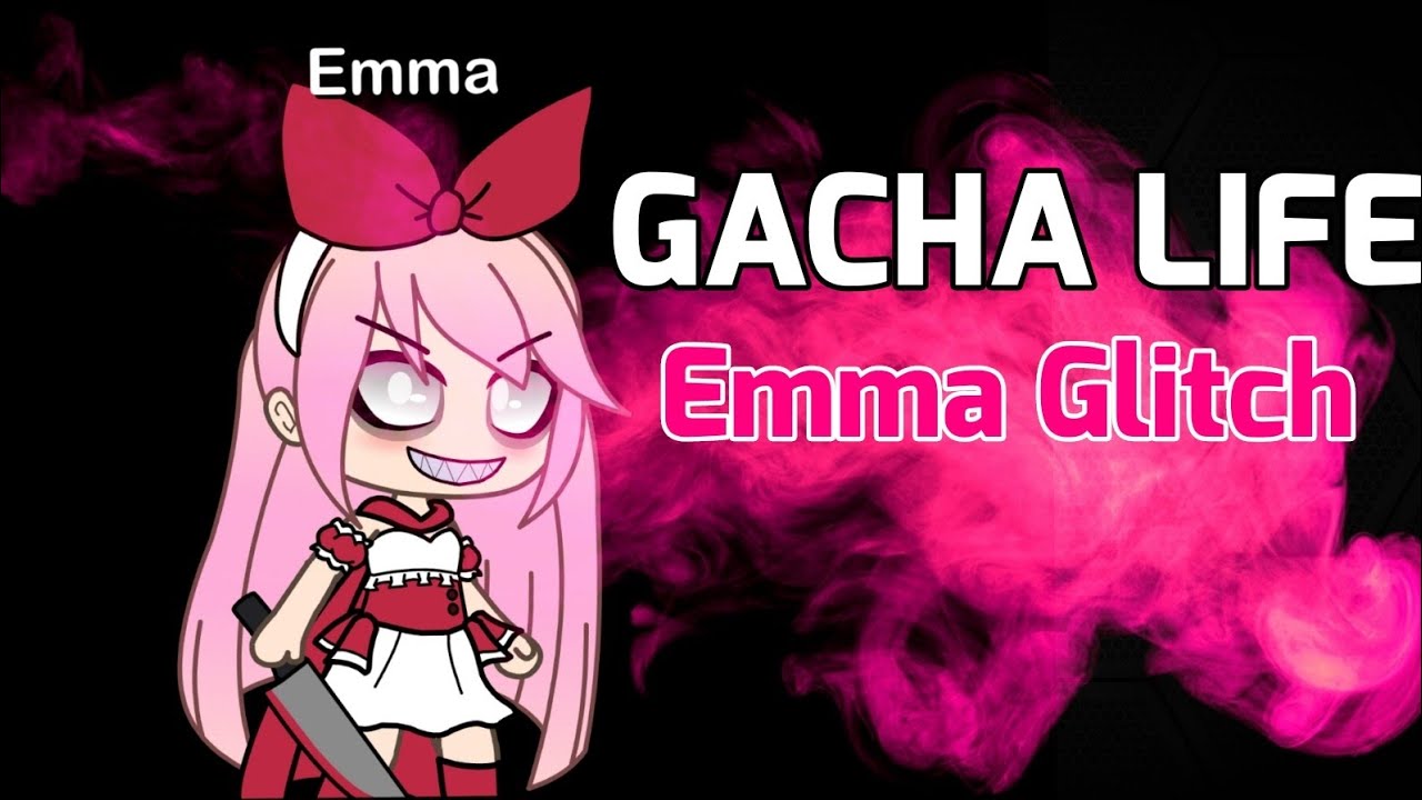 Gacha life Emma glitch??? #gachalife #gachaglitch