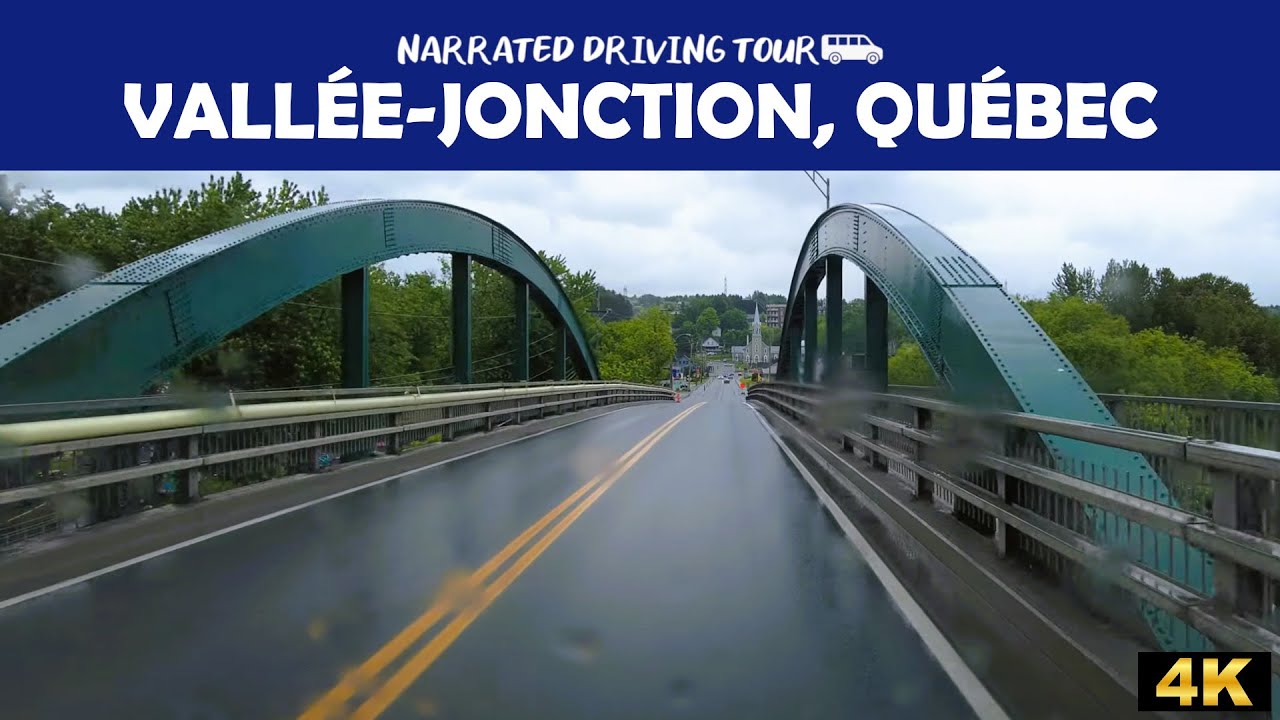 🚂 Vall&eacute;e-Jonction, Qu&eacute;bec 🚗 | 4K Drive