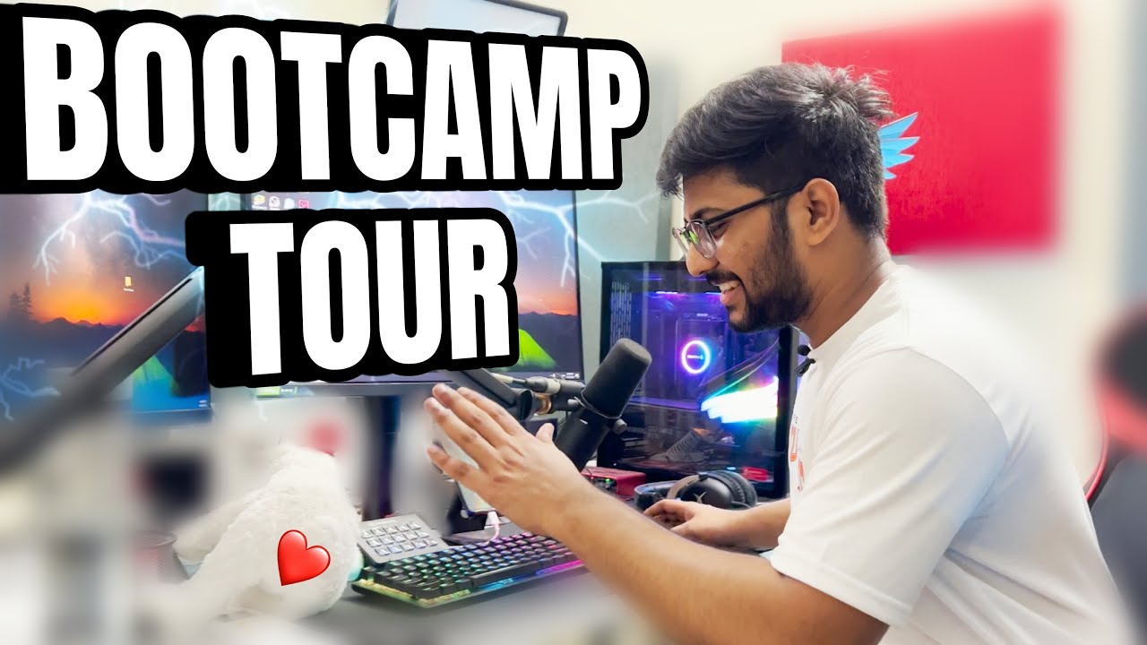 Munna Bhai BootCamp Tour - Munna Bhai Gaming Setup Tour -  Free Fire Telugu
